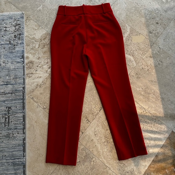 Red dress pants size M - Picture 2 of 3